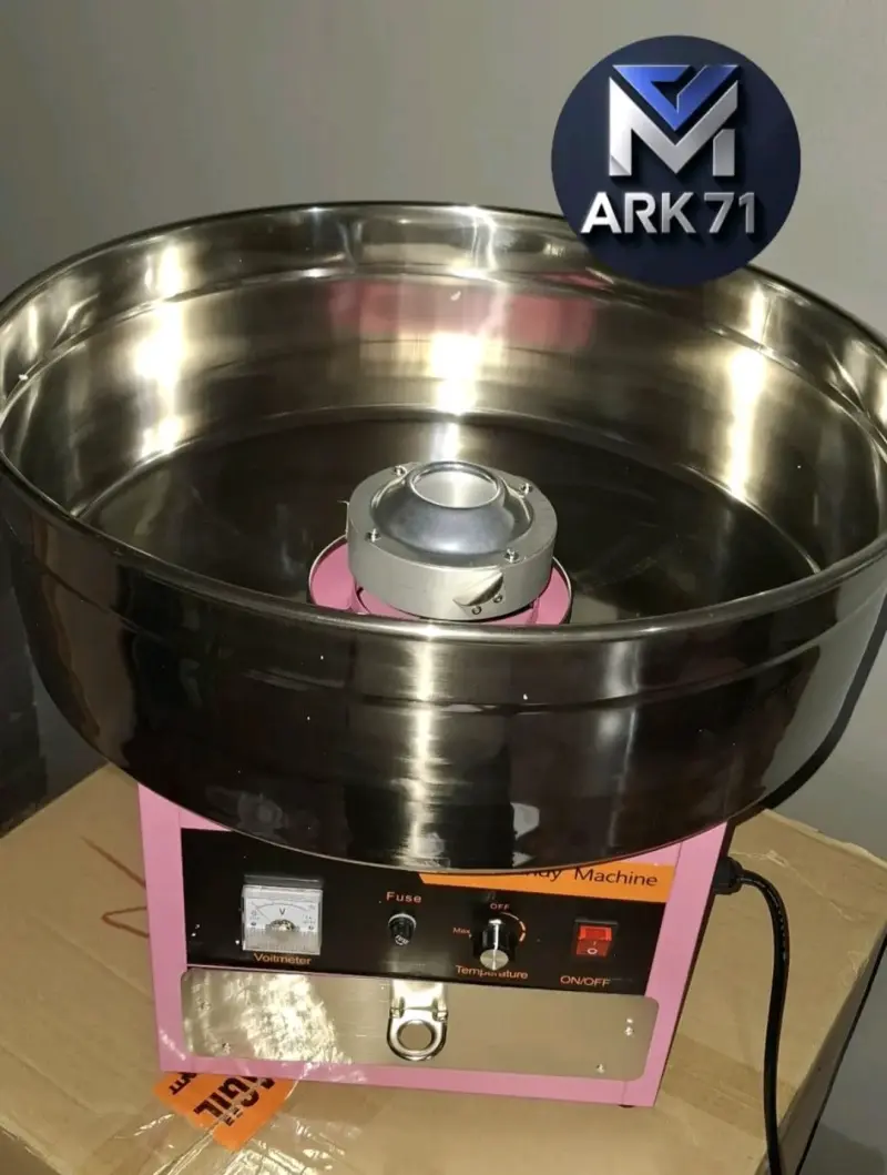 Máquina de algodón de azúcar profesional rosa - 1