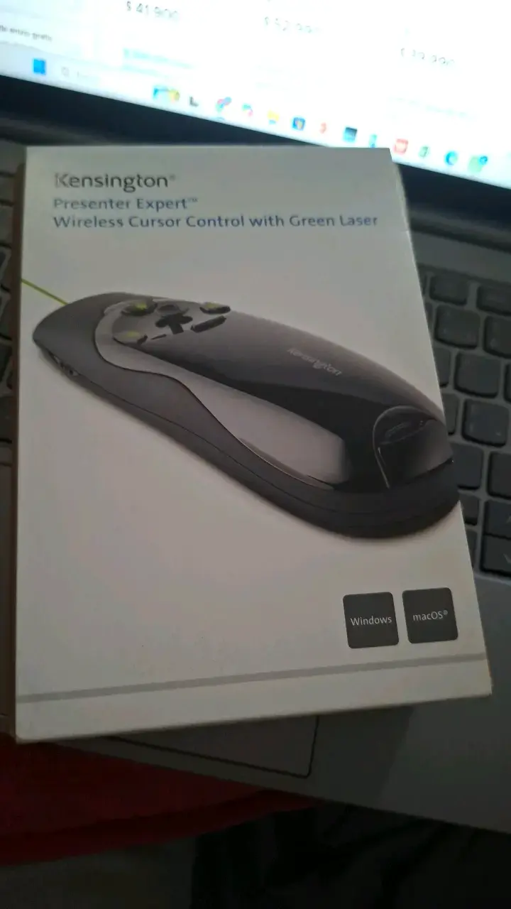 Controlador Kensington Presenter Expert con láser verde