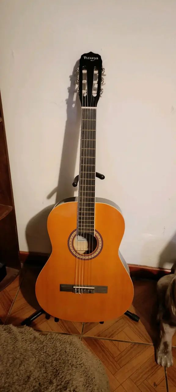 Guitarra clásica Vizcaya de madera - 2