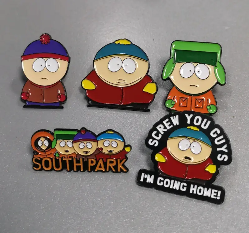 Set de pines de personajes de South Park