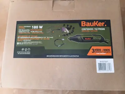 Mini amoladora Bauker 180W con 152 accesorios - miniatura 1