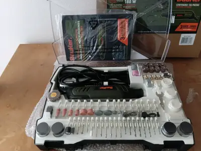 Mini amoladora Bauker 180W con 152 accesorios - miniatura 3