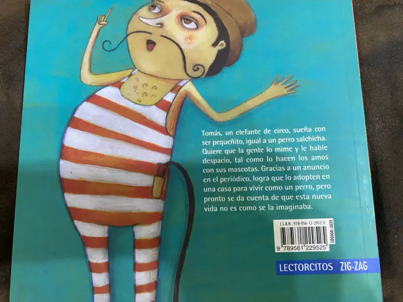Libro infantil 'Tomás, el elefante que quería ser perro salchicha' - 3