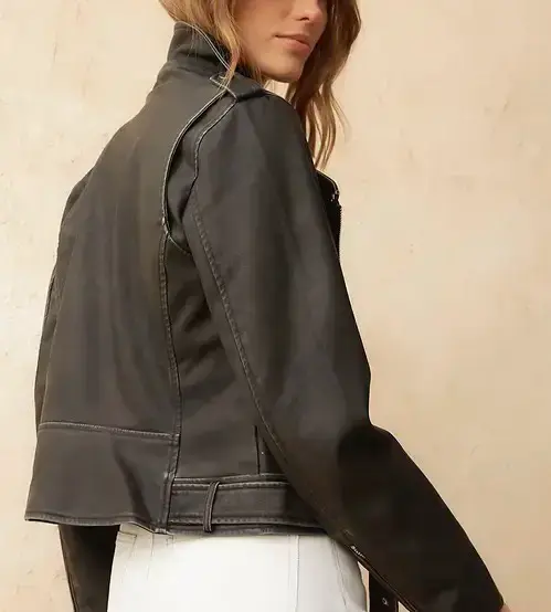 Chaqueta de cuero negra - 2