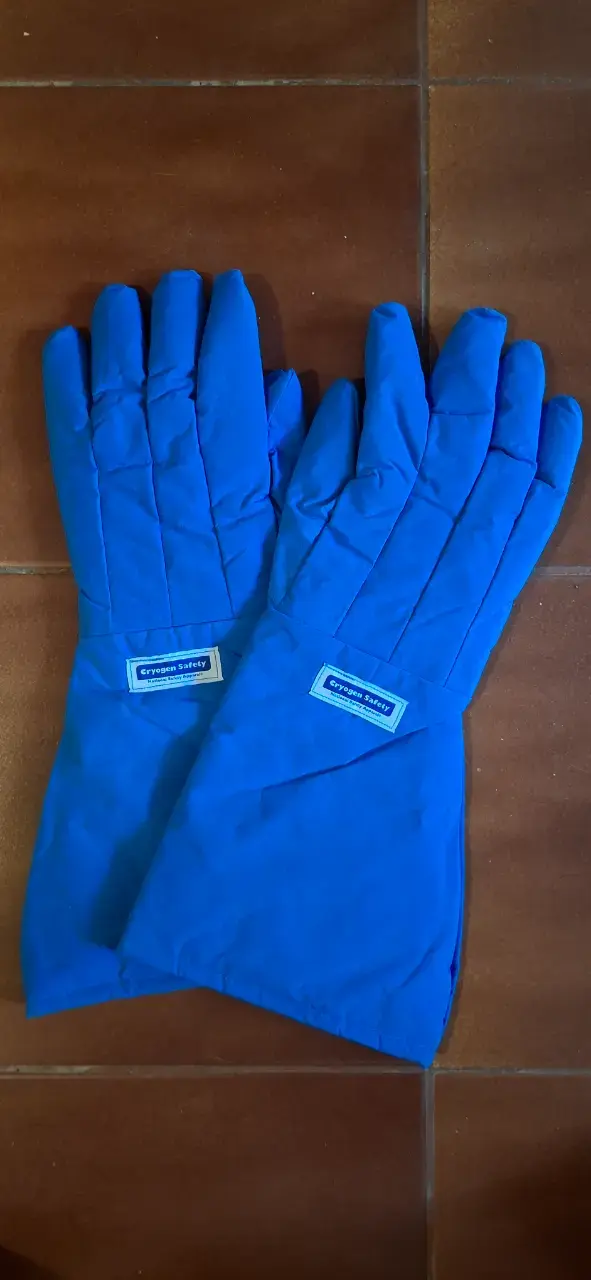 Guantes de seguridad térmicos azules - 2