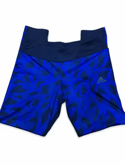 Shorts deportivos Adidas azul estampado - miniatura 1