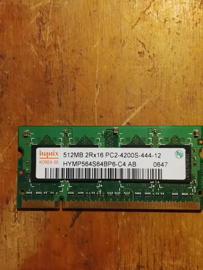 Memoria RAM Hynix 512MB PC2-4200S