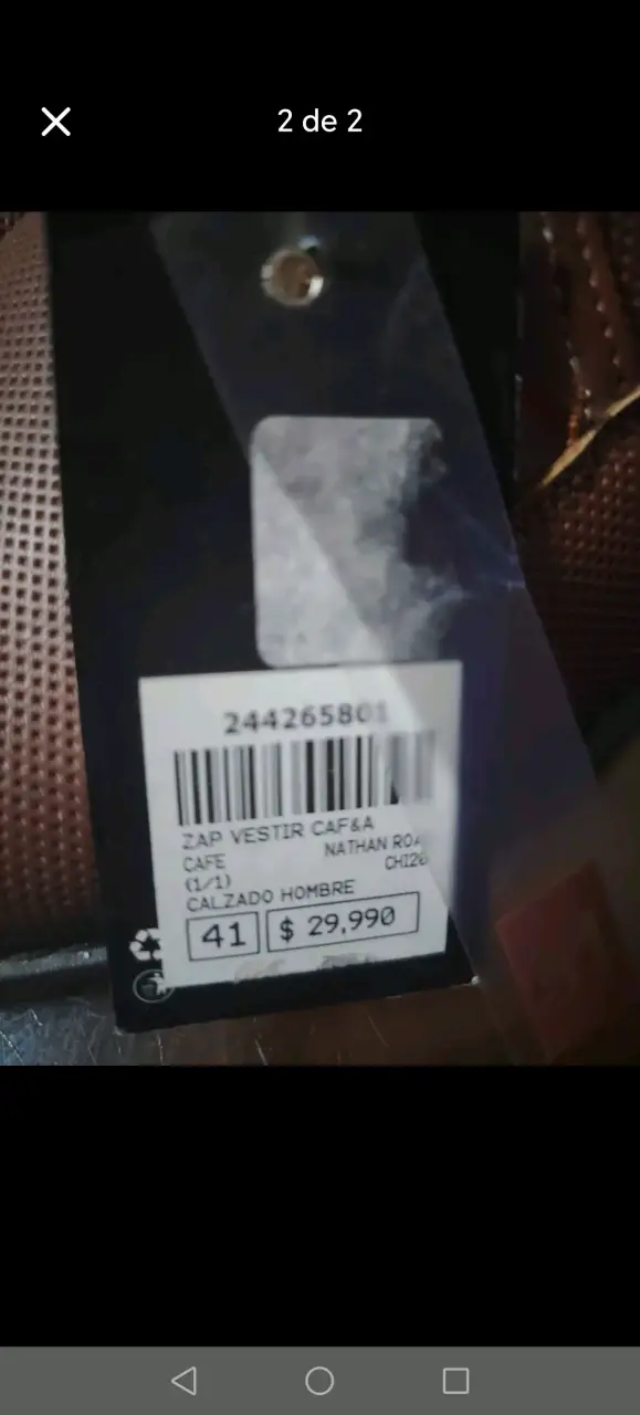 Zapatos de vestir marrones talla 41nuevos sin caja - 2