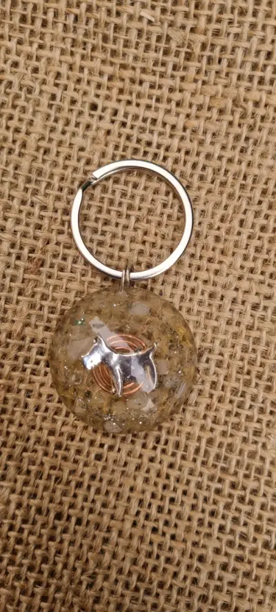 Orgones para mascotas con resina y piedras - miniatura 6