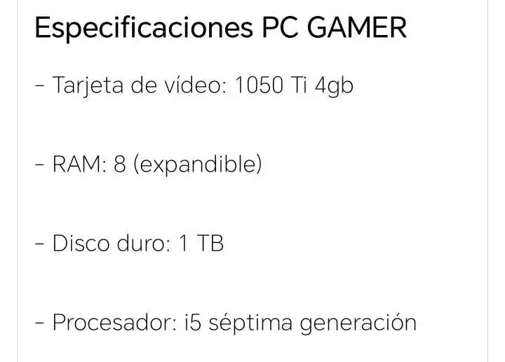 PC de escritorio ASUS con tarjeta gráfica GTX - 5