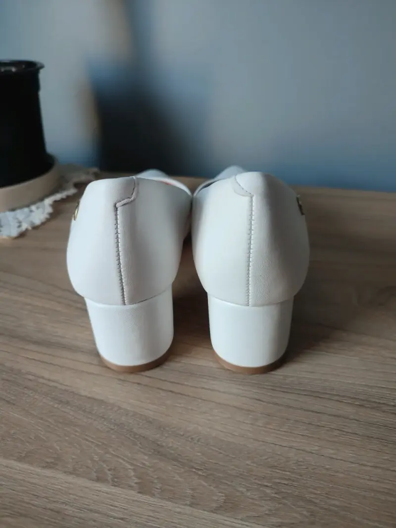 Zapatos de tacón blanco Vizzano elegantes - 3