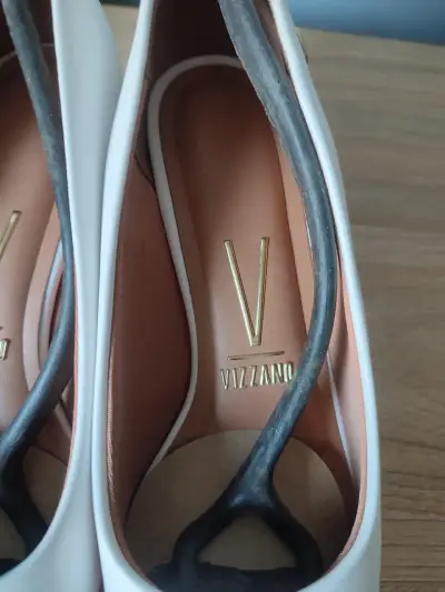 Zapatos de tacón blanco Vizzano elegantes - miniatura 4