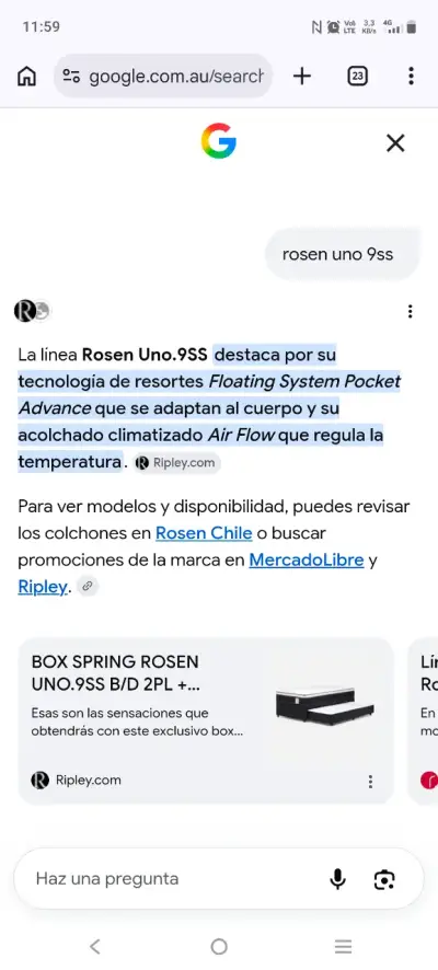 Colchón matrimonial Rosen en buen estado - miniatura 6