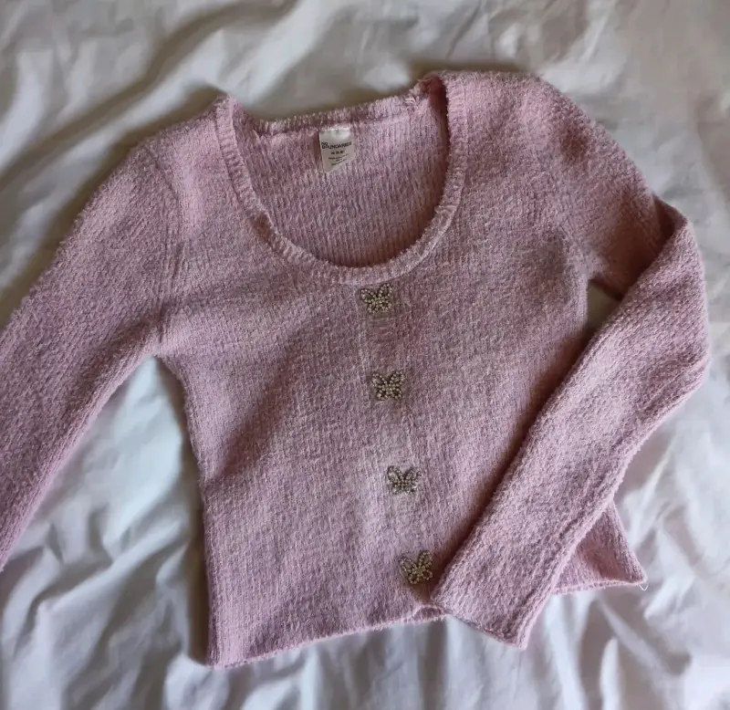 Cardigan rosa