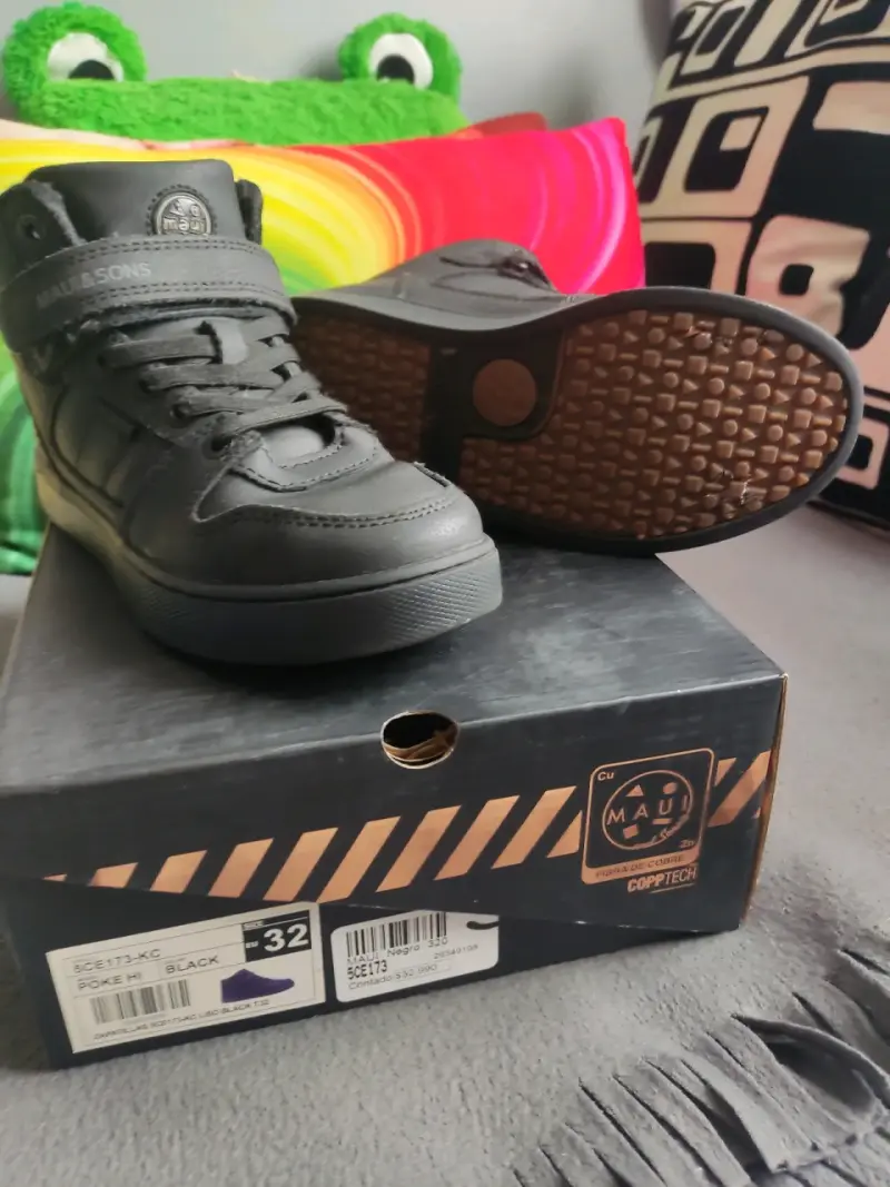 Zapatillas negras Maui & Sons talla 32 - 1