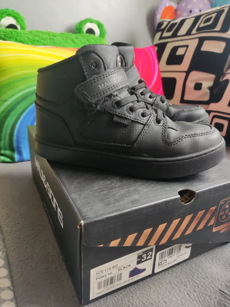 Zapatillas negras Maui & Sons talla 32 - 3