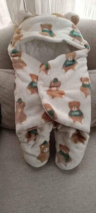 Saco de dormir para bebé con diseño de ositos - miniatura 2