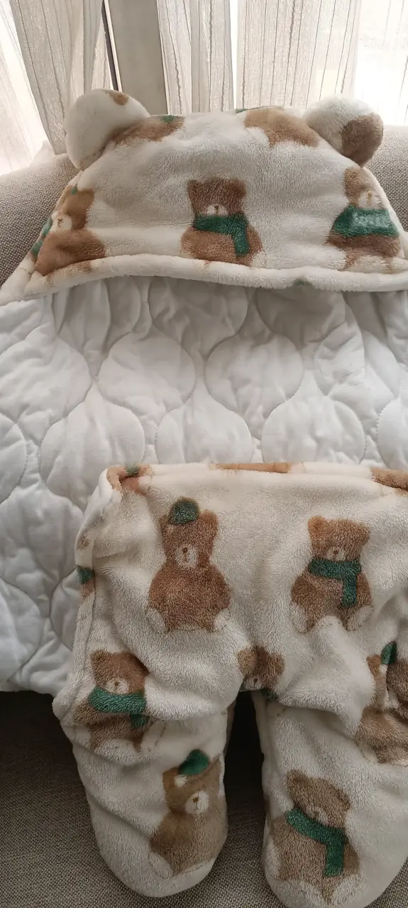 Saco de dormir para bebé con diseño de ositos - 4