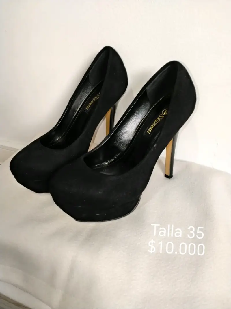 Tacones negros N°35