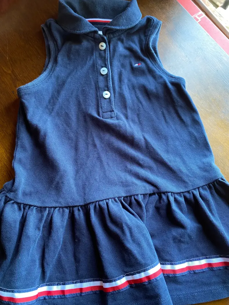Vestido sin mangas Tommy Hilfiger azul