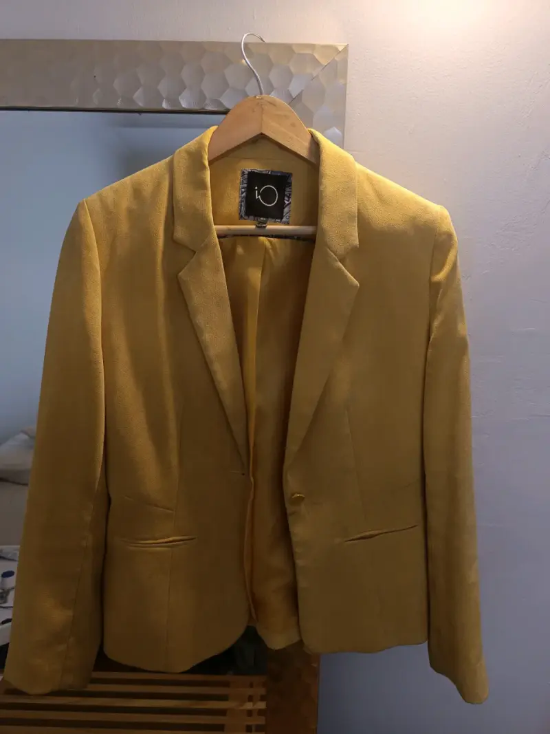 Blazer amarillo para mujer IO - 2