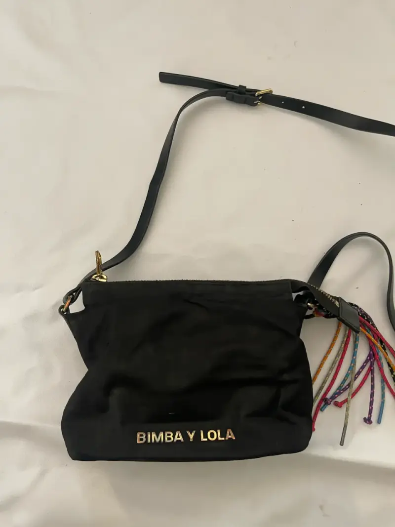 Cartera negra Bimba y Lola con flecos - 2