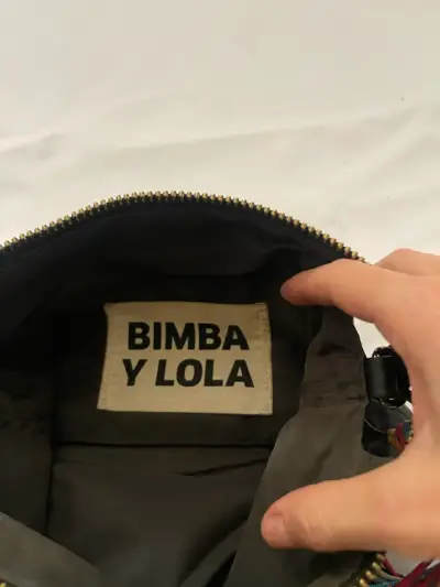 Cartera negra Bimba y Lola con flecos - miniatura 3