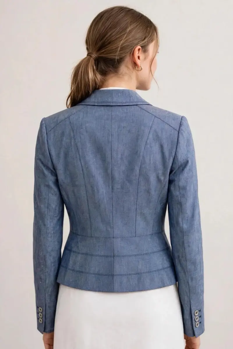 Blazer azul White Black - 2