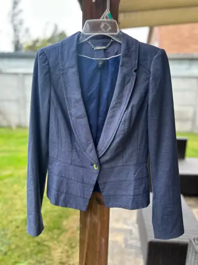 Blazer azul White Black - miniatura 4