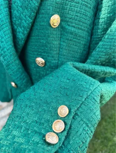 Blazer verde Stefano Cocci NUEVO - miniatura 4