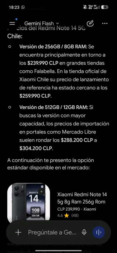 Xiaomi Redmi Note 14 5G cámara de 108MP 256gb Ram - miniatura 6