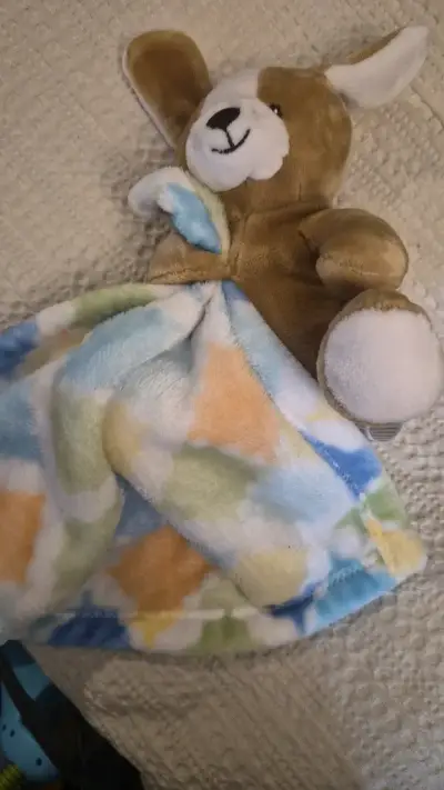Doudou de peluche con manta suave - miniatura 1