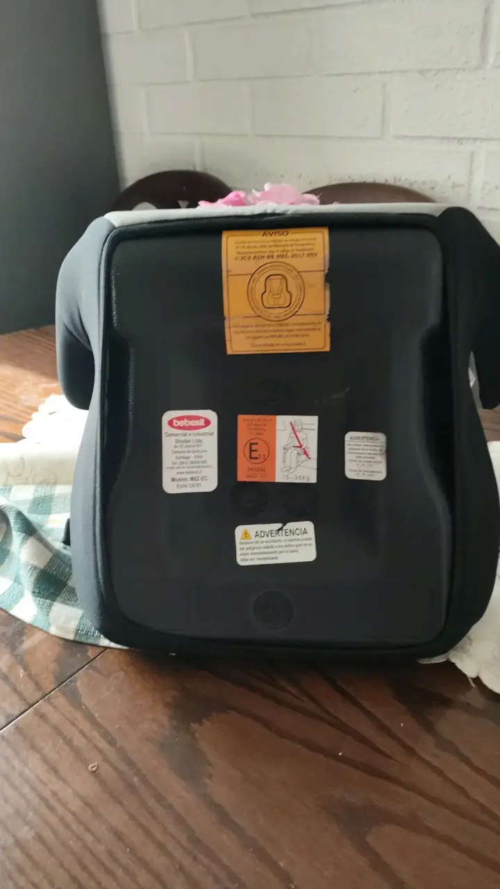 Asiento elevador infantil Benesit gris y negro - 3