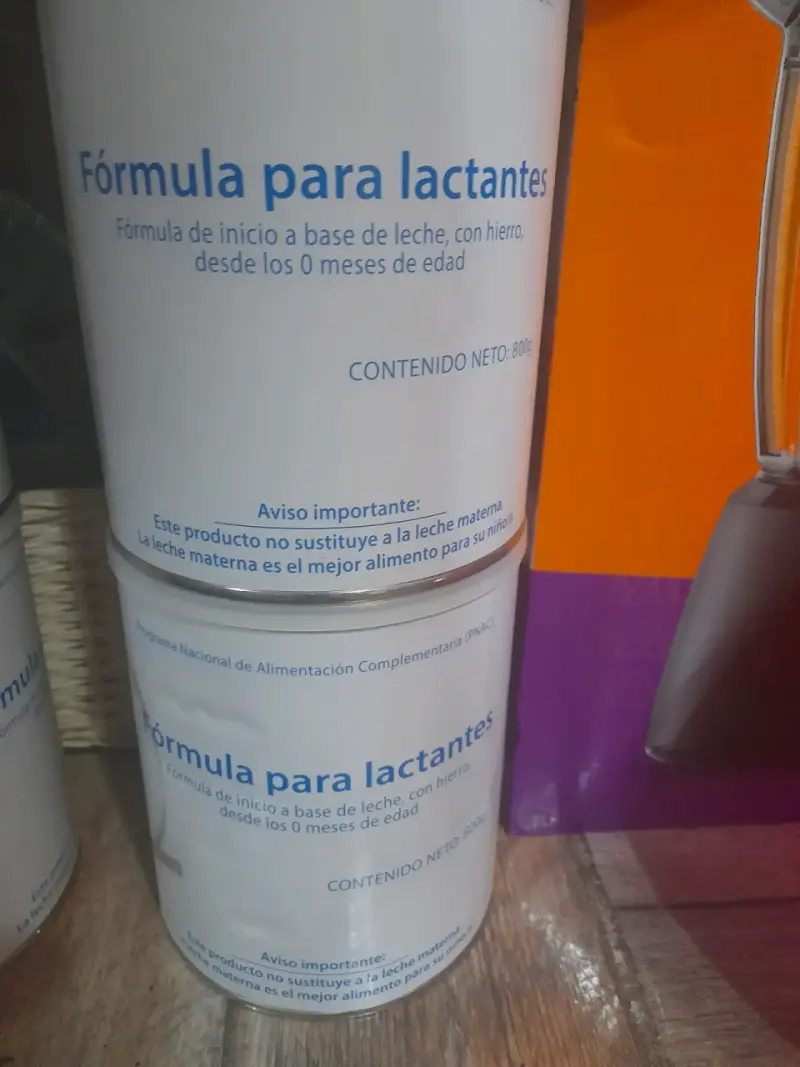Fórmula para lactantes 800g con hierro