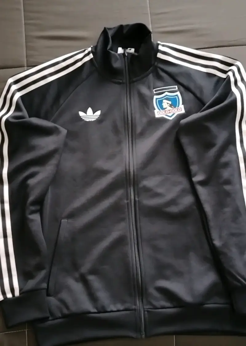 Chaqueta deportiva Adidas Colo-Colo negra - 1