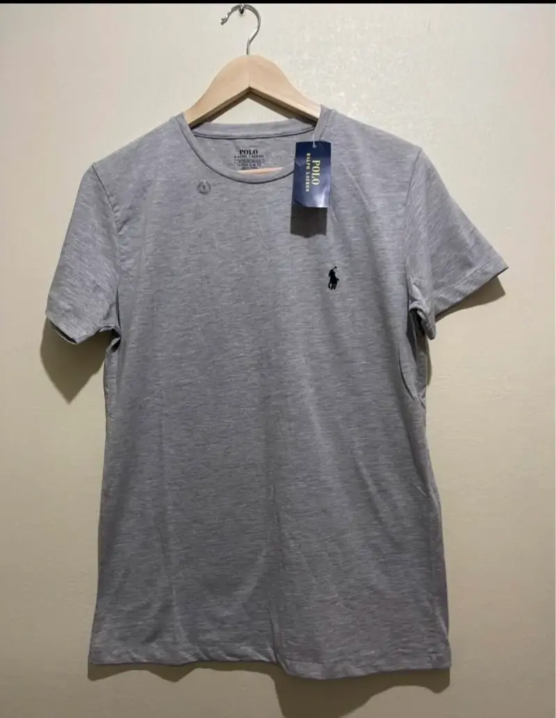 Polera gris Polo Ralph Lauren slim fit - 1