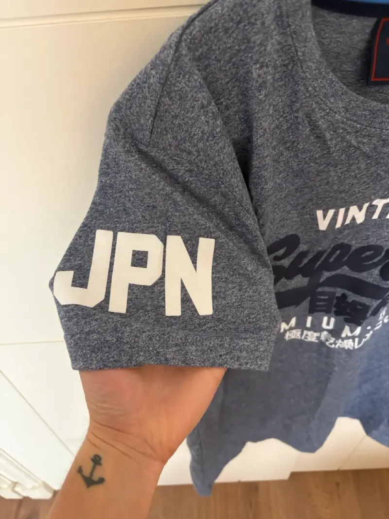 Polera Superdry Vintage azul - 2