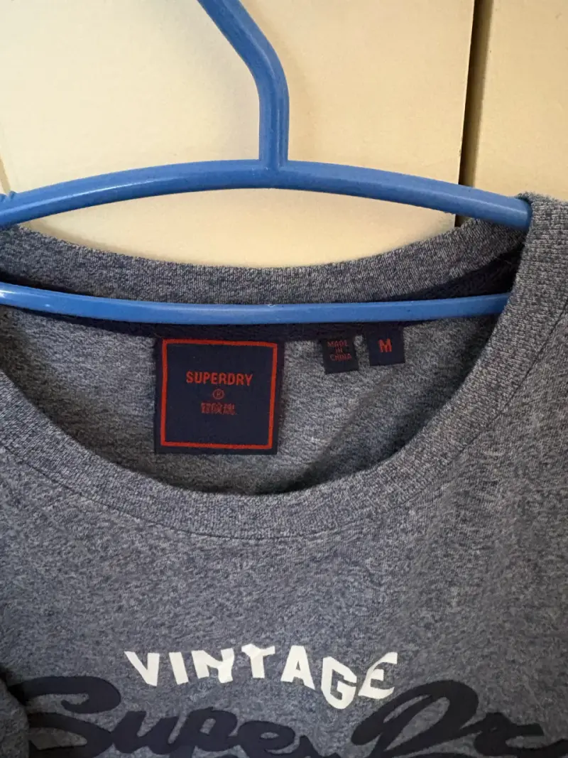 Polera Superdry Vintage azul - 3