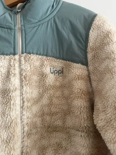 Chaqueta polar beige y azul lippi - miniatura 2