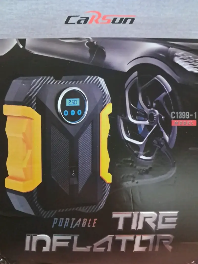Compresor de aire portátil para auto Carsun - 2