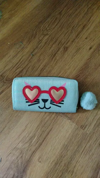 Monedero infantil con diseño de gato - miniatura 1