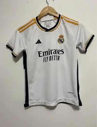 Conjunto infantil Real Madrid Adidas blanco - miniatura 3