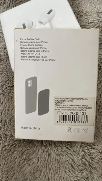 Audífonos inalámbricos y batería magnética iphone - miniatura 3