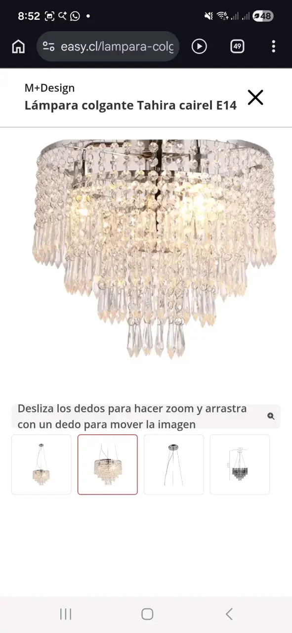 Lámpara colgante M+ Design E14 - 2