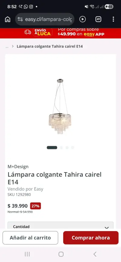 Lámpara colgante M+ Design E14 - miniatura 3