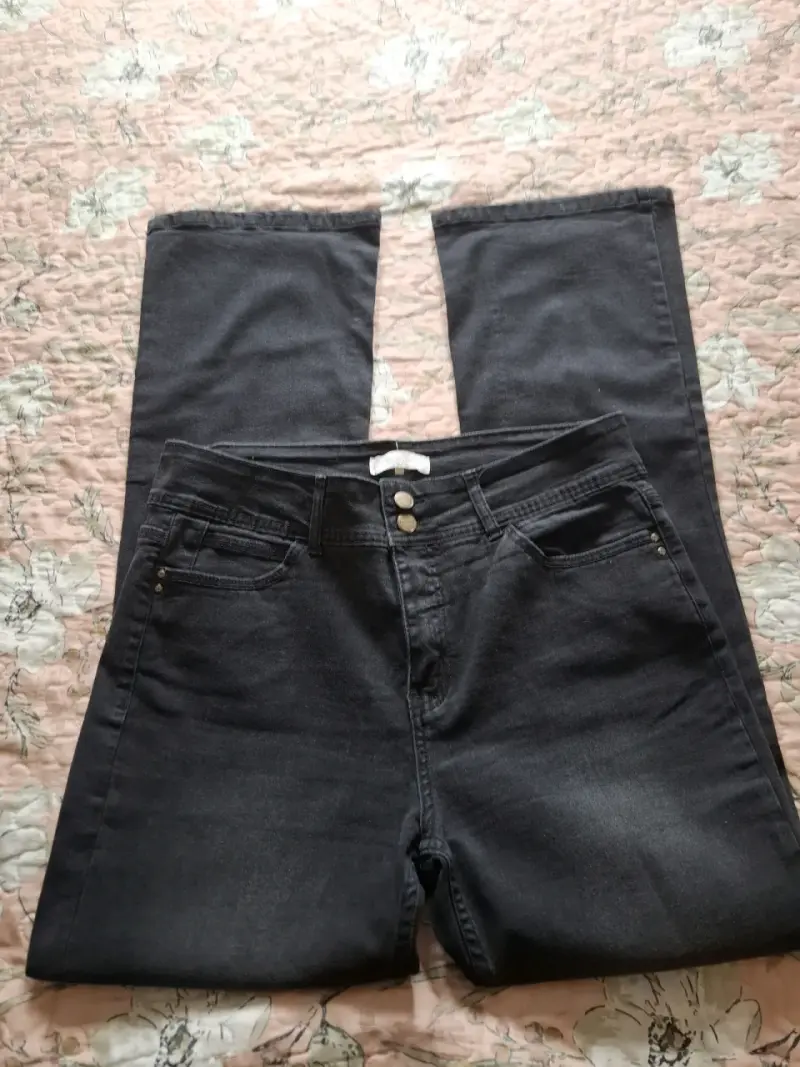 Jeans negros Tatienne de mujer - 1