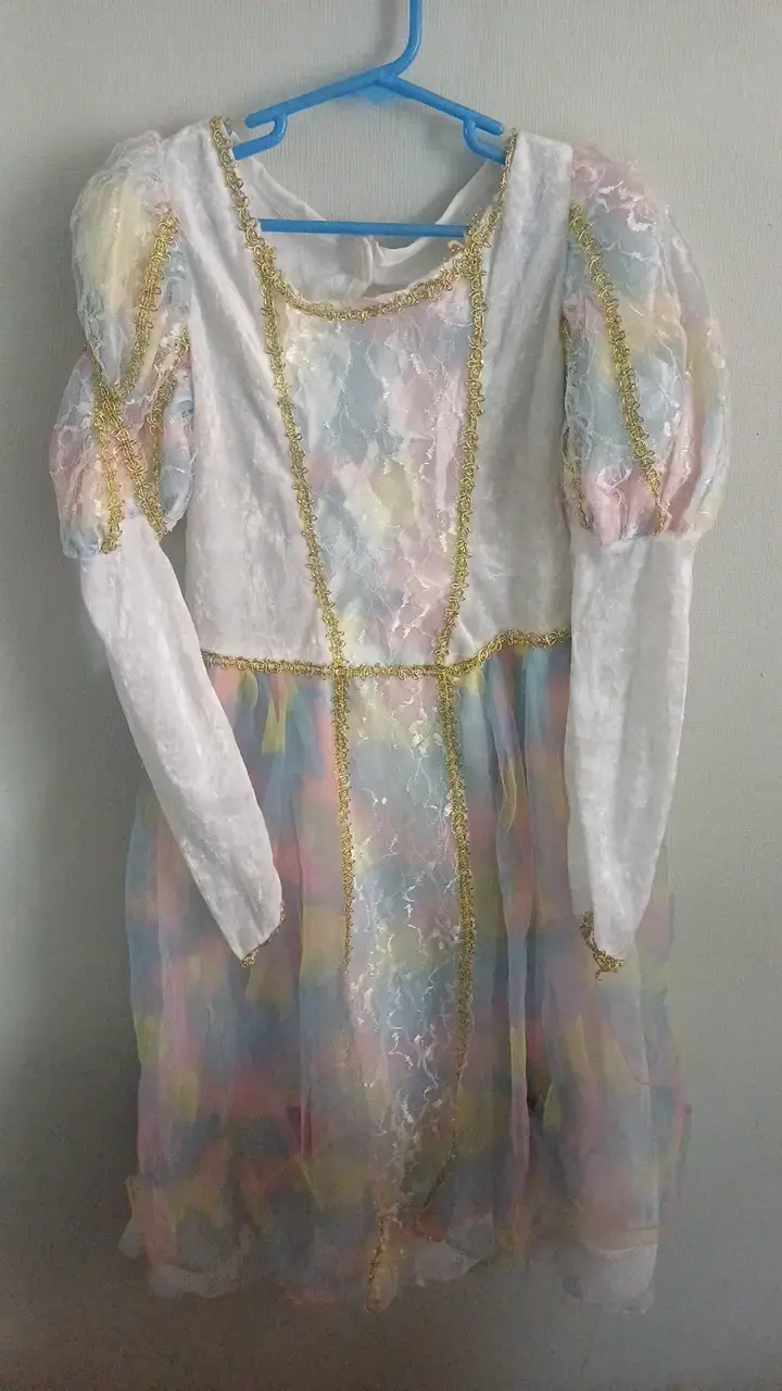 Vestido de princesa infantil multicolor - 2