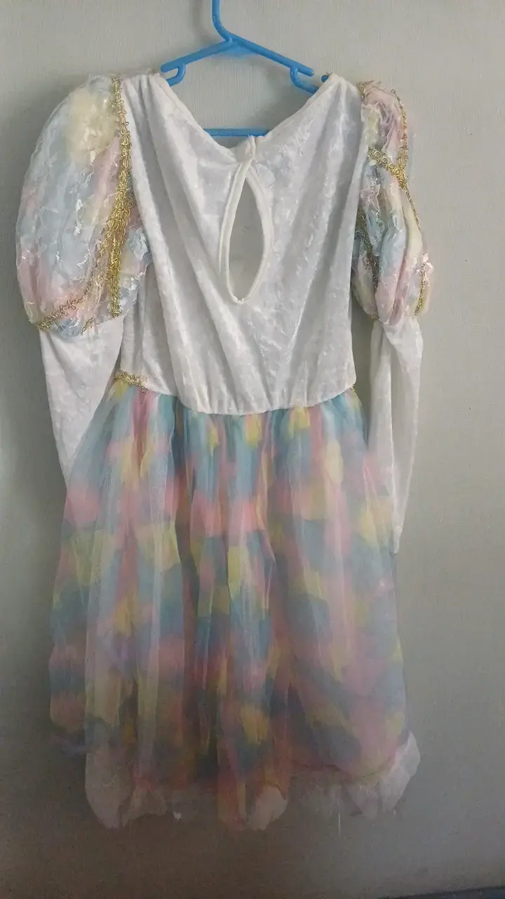 Vestido de princesa infantil multicolor - 3