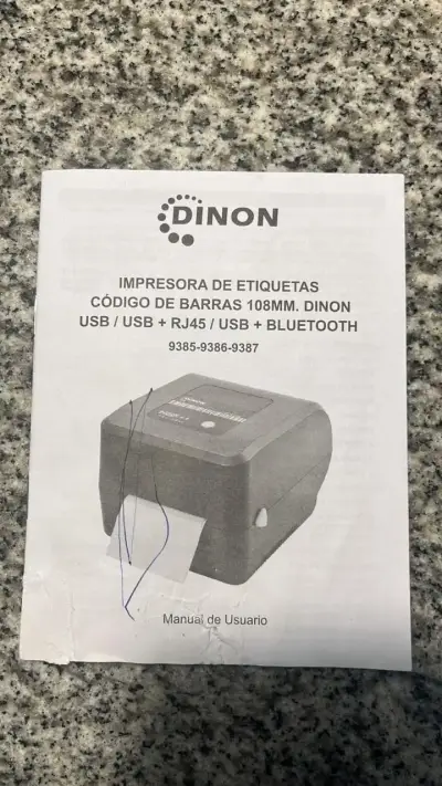 Impresora de etiquetas Dinon USB y Bluetooth - miniatura 2