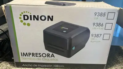 Impresora de etiquetas Dinon USB y Bluetooth - miniatura 3